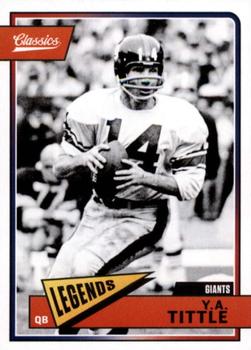 2018 Panini Classics #183 Y.A. Tittle Front