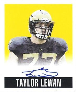 2014 Leaf Originals - Yellow #TL1 Taylor Lewan Front
