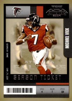2004 Playoff Contenders - Hawaii 2005 #4 Michael Vick Front