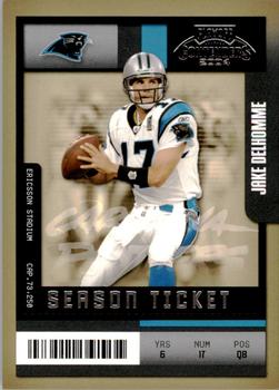 2004 Playoff Contenders - Hawaii 2005 #16 Jake Delhomme Front