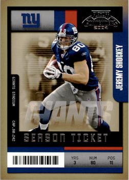 2004 Playoff Contenders - Hawaii 2005 #66 Jeremy Shockey Front