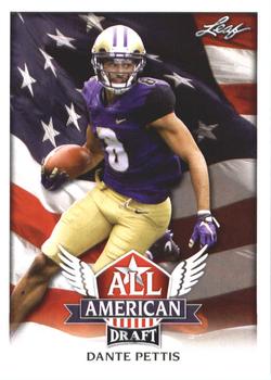 2018 Leaf Draft - All American #AA-04 Dante Pettis Front