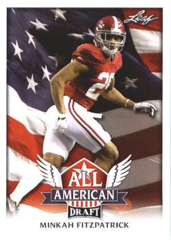 2018 Leaf Draft - All American #AA-10 Minkah Fitzpatrick Front