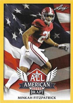 2018 Leaf Draft - All American Gold #AA-10 Minkah Fitzpatrick Front