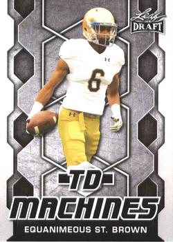 2018 Leaf Draft - TD Machines #TD-07 Equanimeous St. Brown Front