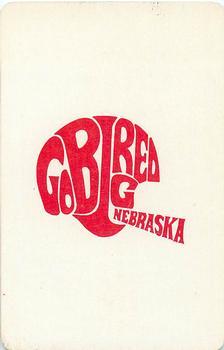 1974 Nebraska Cornhuskers Playing Cards #A♥ Ron Pruitt Back