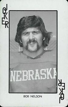 1974 Nebraska Cornhuskers Playing Cards #JOKER Bob Nelson Front