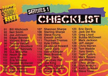 1994 Stadium Club - Checklists #2 Series 1 Checklist: 91-180 Front