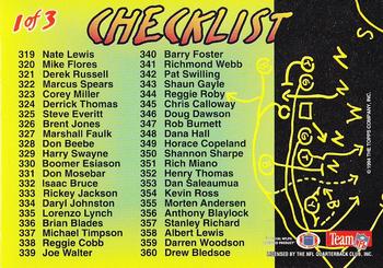 1994 Stadium Club - Checklists #1 Series 2 Checklist: 271-360 Back