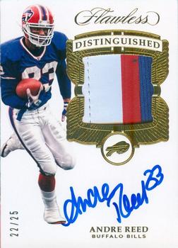2017 Panini Flawless - Distinguished Patch Autographs #DI-AR Andre Reed Front