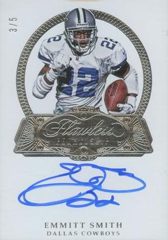 2017 Panini Flawless - Flawless Penmanship Silver #FP-ES Emmitt Smith Front