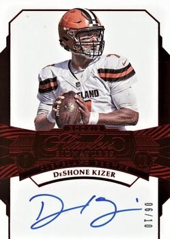2017 Panini Flawless - Flawless Rookie Signatures Ruby #RS-DK DeShone Kizer Front