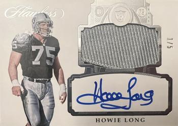2017 Panini Flawless - Patch Autographs Silver #PA-HL Howie Long Front