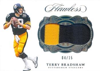 2017 Panini Flawless - Patches #PA-TB Terry Bradshaw Front