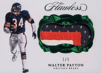2017 Panini Flawless - Patches Emerald #PA-WP Walter Payton Front