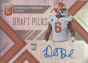 2018 Panini Elite Draft Picks - Draft Picks Autographs #163 Dorian O'Daniel Front