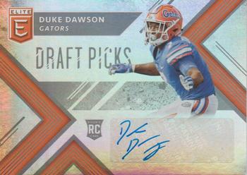 2018 Panini Elite Draft Picks - Draft Picks Autographs #227 Duke Dawson Front