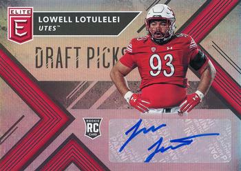 2018 Panini Elite Draft Picks - Draft Picks Autographs #271 Lowell Lotulelei Front