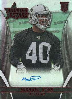 2015 Panini Rookies & Stars - Longevity Rookie Signatures Team Logo Type #RS-MD Michael Dyer Front