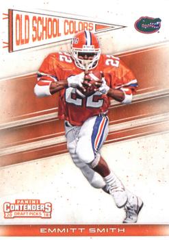 2018 Panini Contenders Draft Picks - Old School Colors #9 Emmitt Smith Front