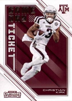 2018 Panini Contenders Draft Picks - Game Day Ticket #9 Christian Kirk Front