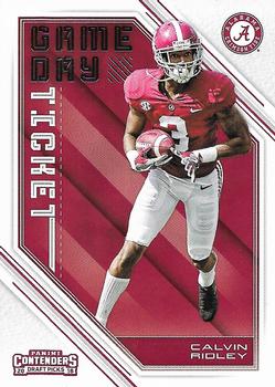 2018 Panini Contenders Draft Picks - Game Day Ticket #10 Calvin Ridley Front