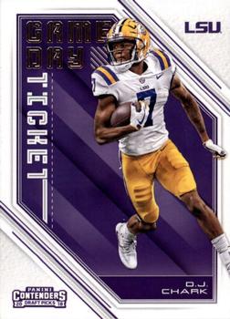 2018 Panini Contenders Draft Picks - Game Day Ticket #23 DJ Chark Front