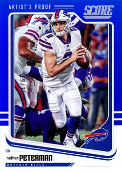 2018 Score - Artist's Proof #40 Nathan Peterman Front