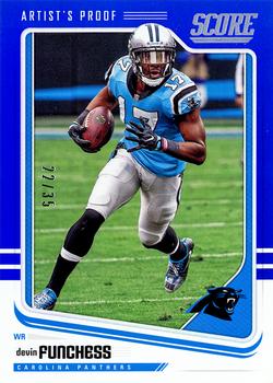 2018 Score - Artist's Proof #49 Devin Funchess Front