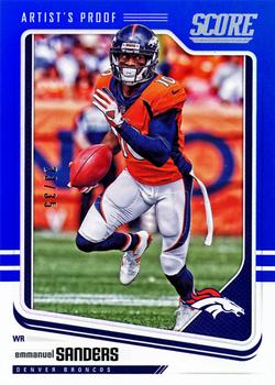 2018 Score - Artist's Proof #99 Emmanuel Sanders Front