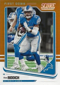 2018 Score - First Down #111 Theo Riddick Front