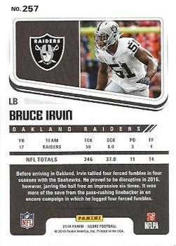 2018 Score - First Down #257 Bruce Irvin Back