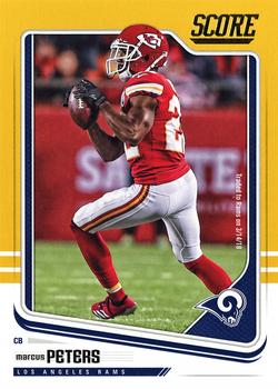 2018 Score - Gold #161 Marcus Peters Front
