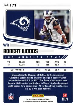 2018 Score - Gold #171 Robert Woods Back