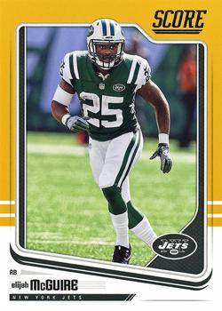 2018 Score - Gold #244 Elijah McGuire Front