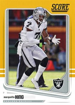 2018 Score - Gold #253 Marquette King Front