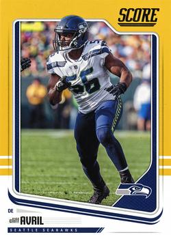 2018 Score - Gold #300 Cliff Avril Front
