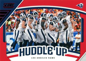 2018 Score - Huddle Up Red #6 Los Angeles Rams Front