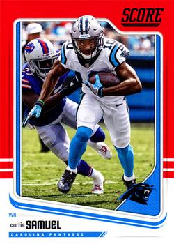 2018 Score - Red #50 Curtis Samuel Front