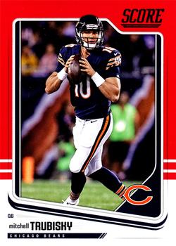 2018 Score - Red #53 Mitchell Trubisky Front
