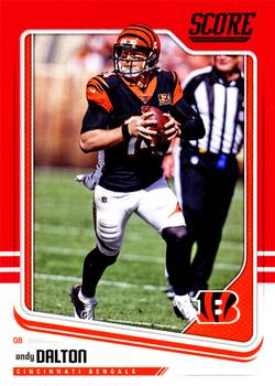 2018 Score - Red #63 Andy Dalton Front