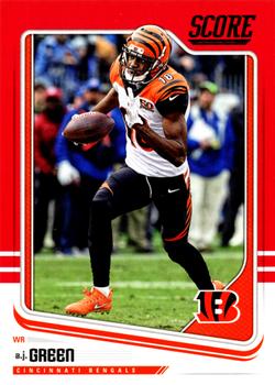 2018 Score - Red #64 A.J. Green Front