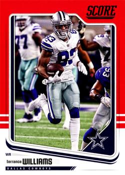 2018 Score - Red #87 Terrance Williams Front