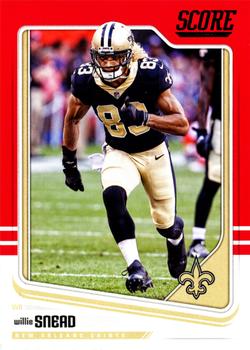 2018 Score - Red #219 Willie Snead Front