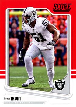2018 Score - Red #257 Bruce Irvin Front