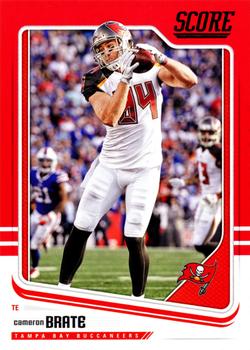 2018 Score - Red #310 Cameron Brate Front