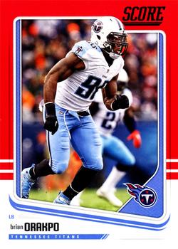 2018 Score - Red #320 Brian Orakpo Front