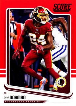 2018 Score - Red #323 Josh Norman Front