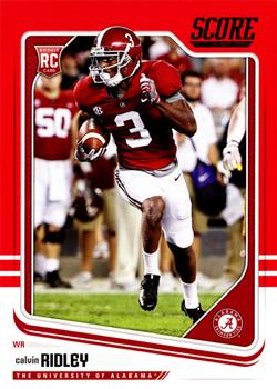 2018 Score - Red #380 Calvin Ridley Front