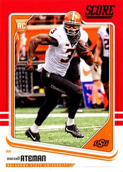 2018 Score - Red #387 Marcell Ateman Front
